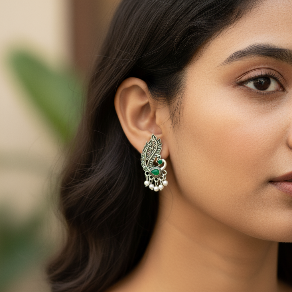 Set of 12 Random Earrings with Folding Jhumka Box